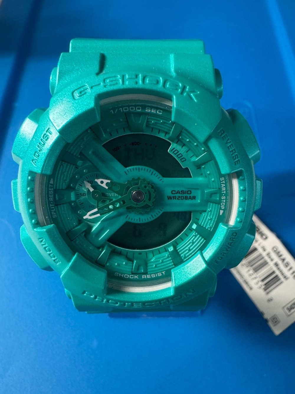 Casio G-Shock Teal Resin Sport Watch